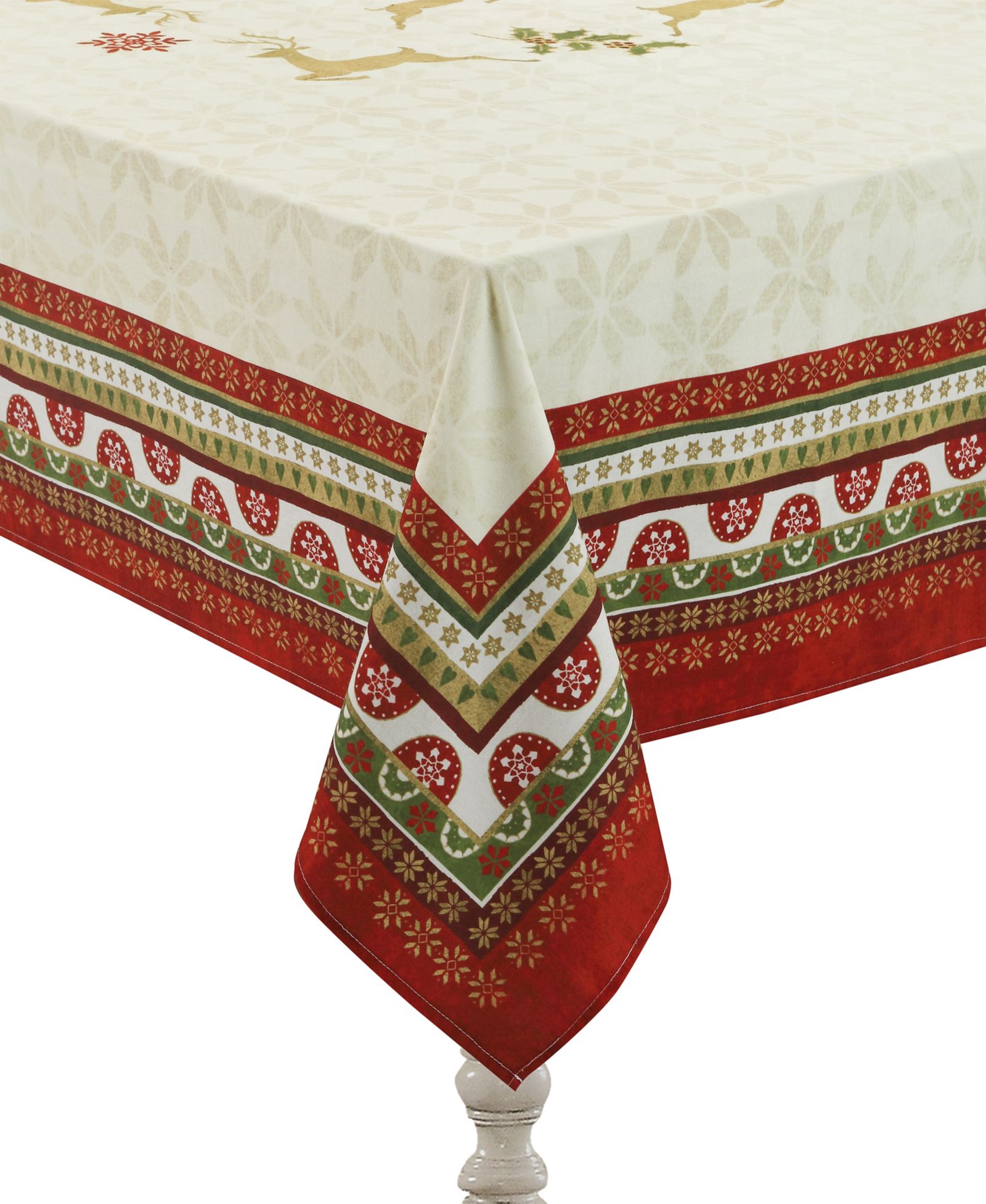 Laural Home Simply Christmas Tablecloth скатерть 70 x 144