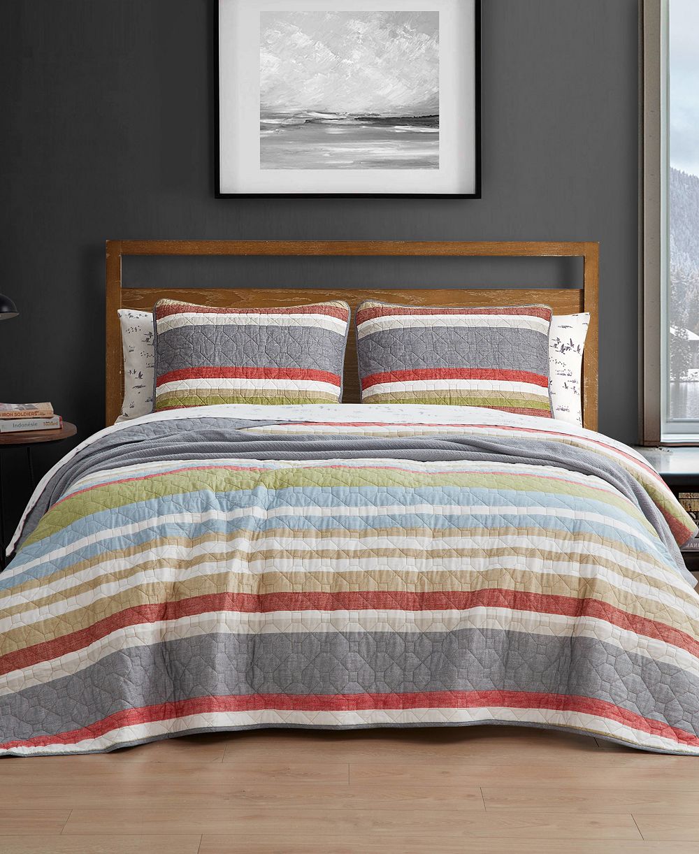 Eddie Bauer Ladder Stripe 2-Pc. Quilt Set, Twin