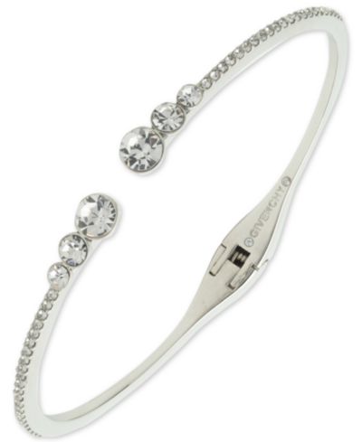 Givenchy открытый браслет Pavé