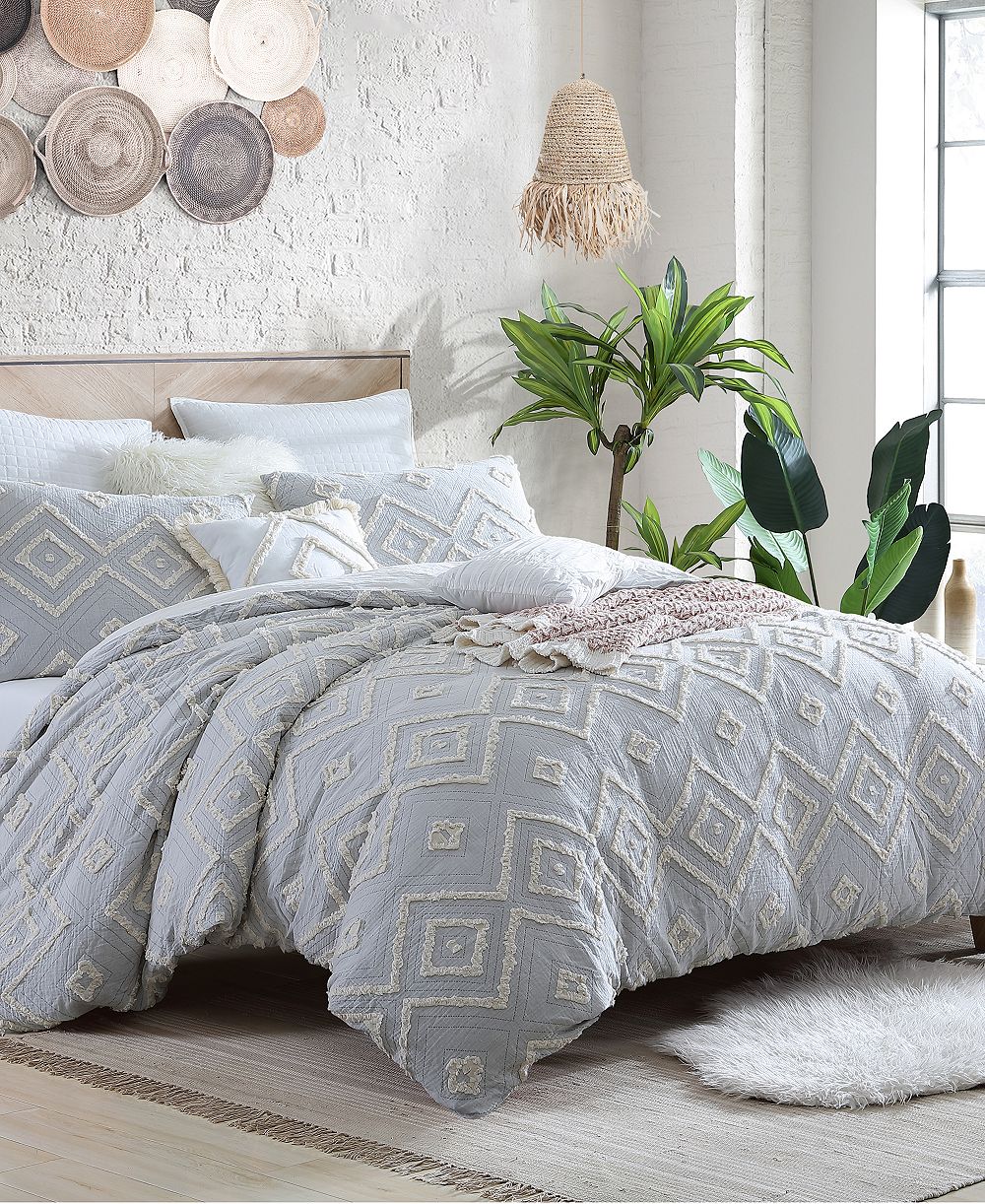 Swift Home комплект постельного белья Rukai Clip Jacquard Gauze 5 Piece Comforter Set, Full/Queen