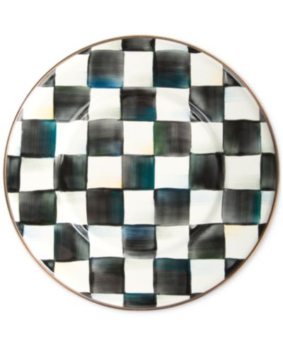 Mackenzie-Childs Courtly Check Salad/Dessert Plate