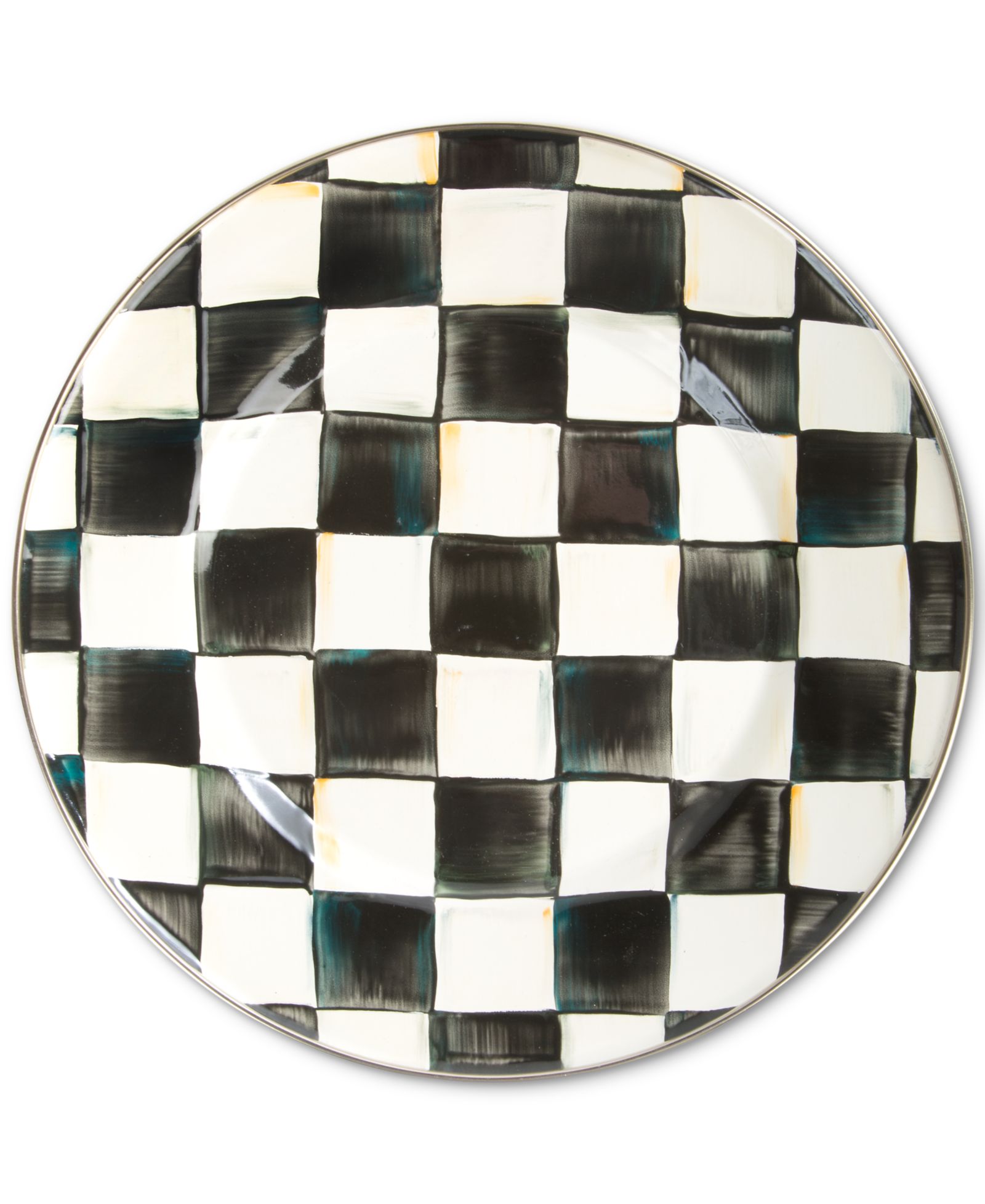 Mackenzie-Childs Courtly Check Dinner Plate