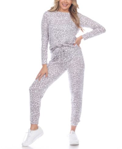 Женский комплект для отдыха White Mark Leopard, 2 предмета