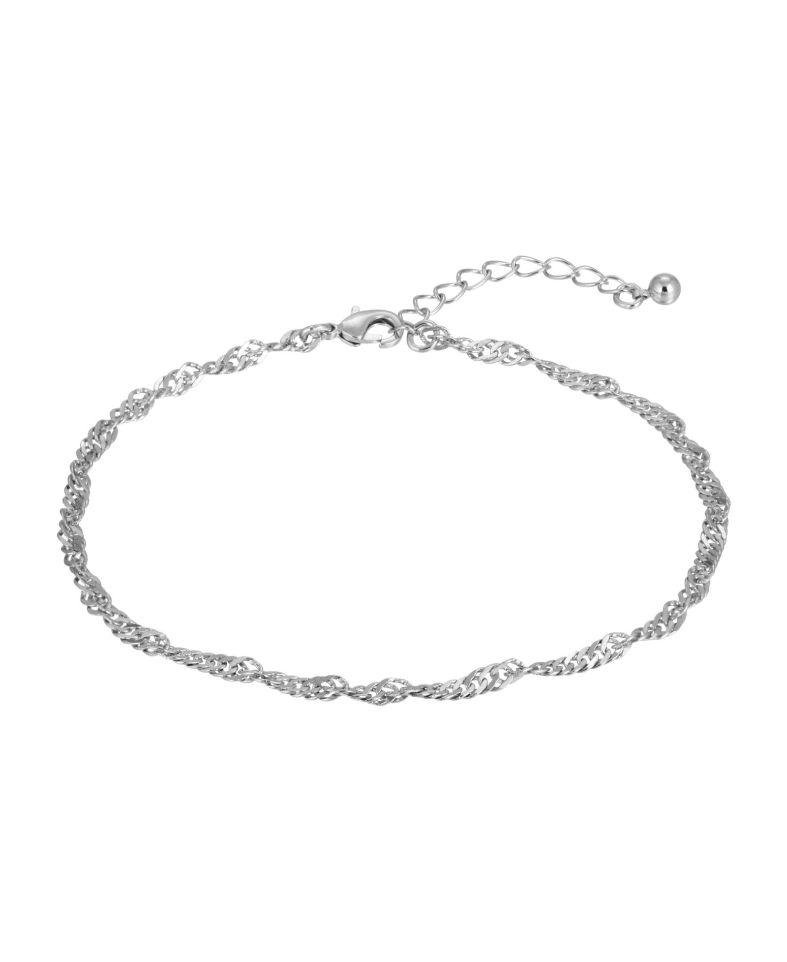 Женский браслет на ногу 2028 Silver-Tone Chain