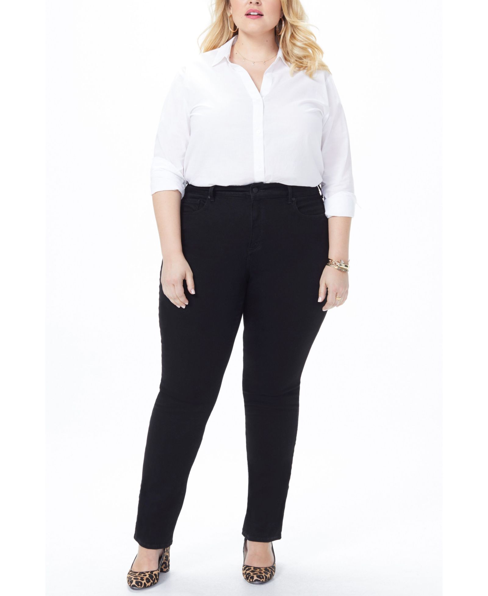 Брюки Marilyn с прямыми штанинами, Plus Size