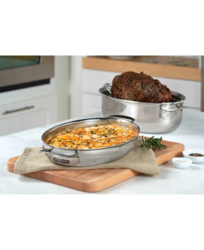 Viking овальная жаровня 3-в-1 с крышкой и решеткой, 8.5-Qt., Induction-Safe