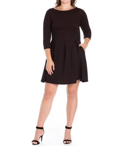 Женское платье Plus Size Perfect Fit and Flare