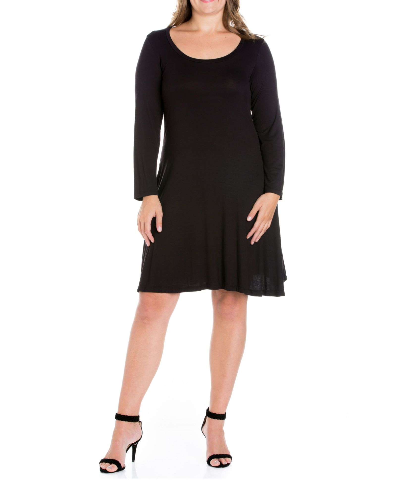 Женское платье 24seven Comfort Apparel Plus Size Flared