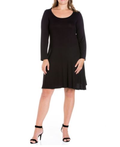 Женское платье 24seven Comfort Apparel Plus Size Flared