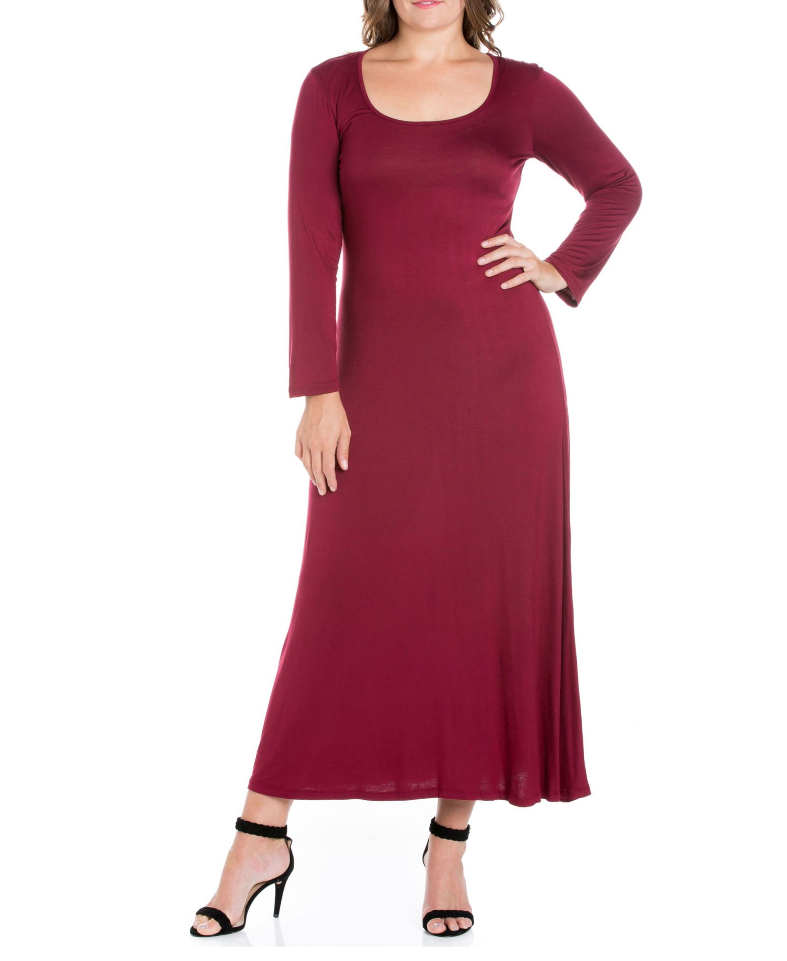 Женское платье макси Plus Size