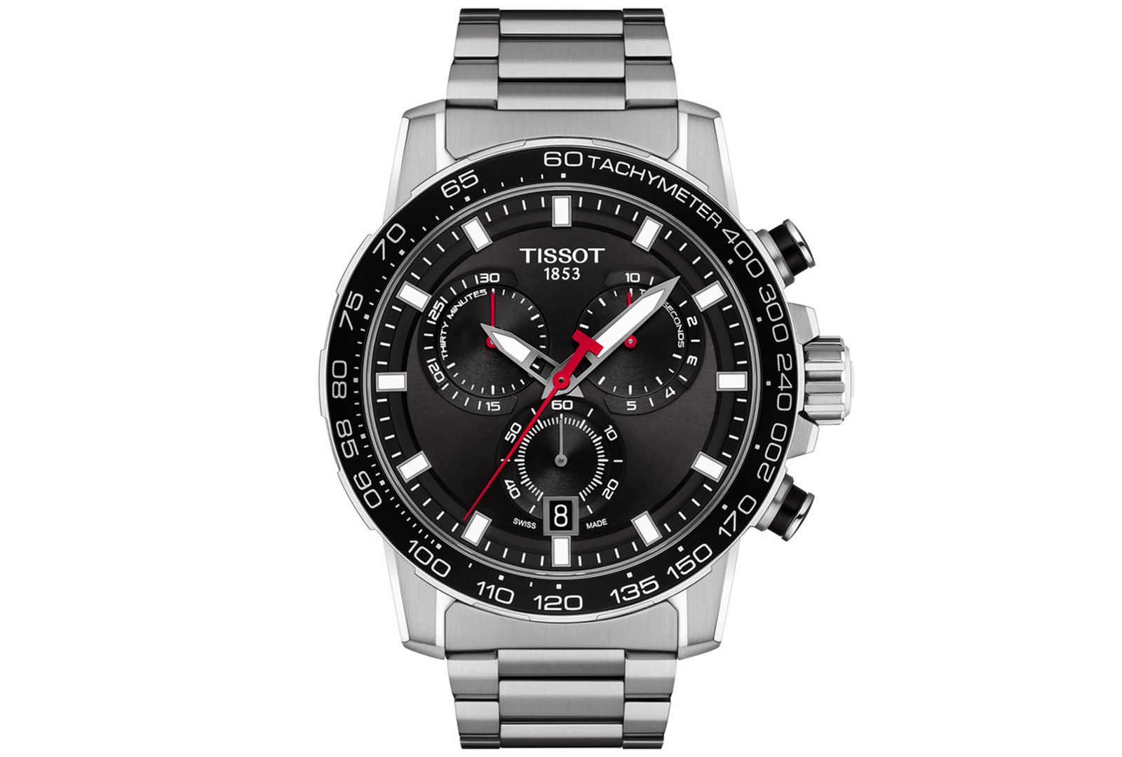 Часы Tissot Supersport с браслетом из нержавеющей стали, Мужские