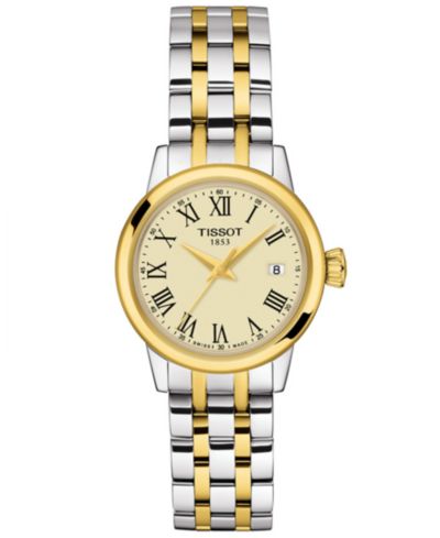 Tissot Women's Swiss Classic Dream Two-Tone Stainless Steel Bracelet Watch 28mm