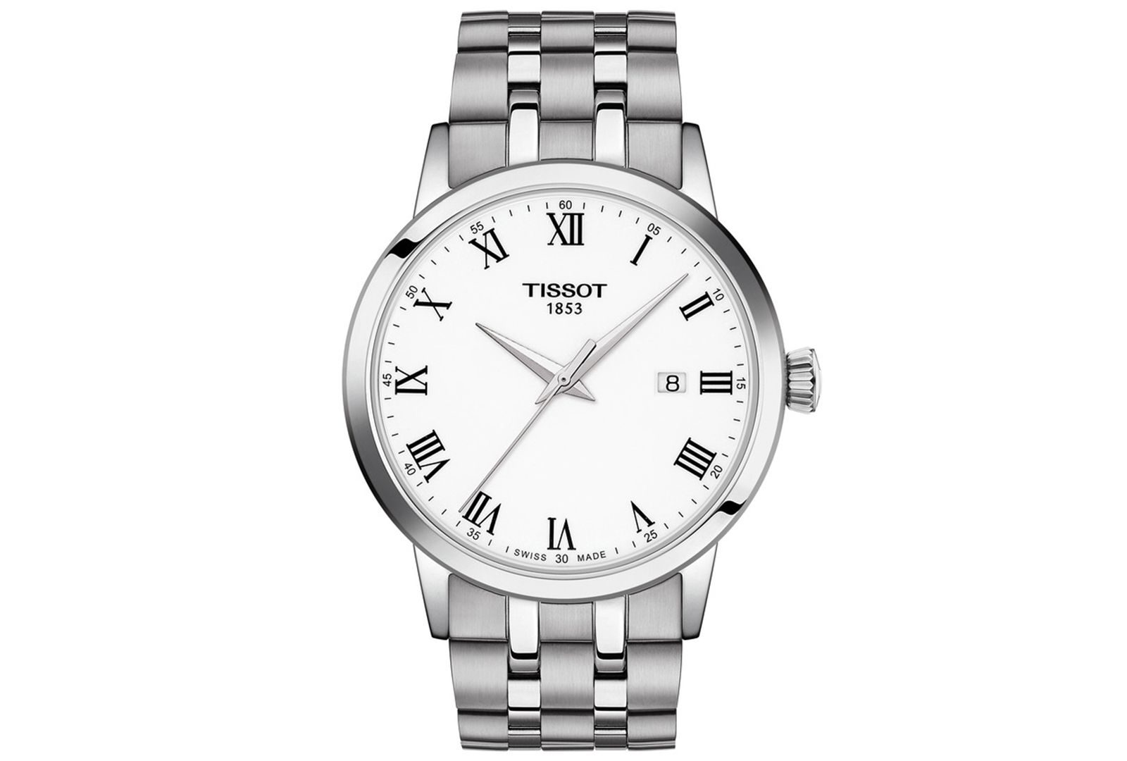 Мужские часы Tissot Swiss Classic Dream Stainless Steel 42mm