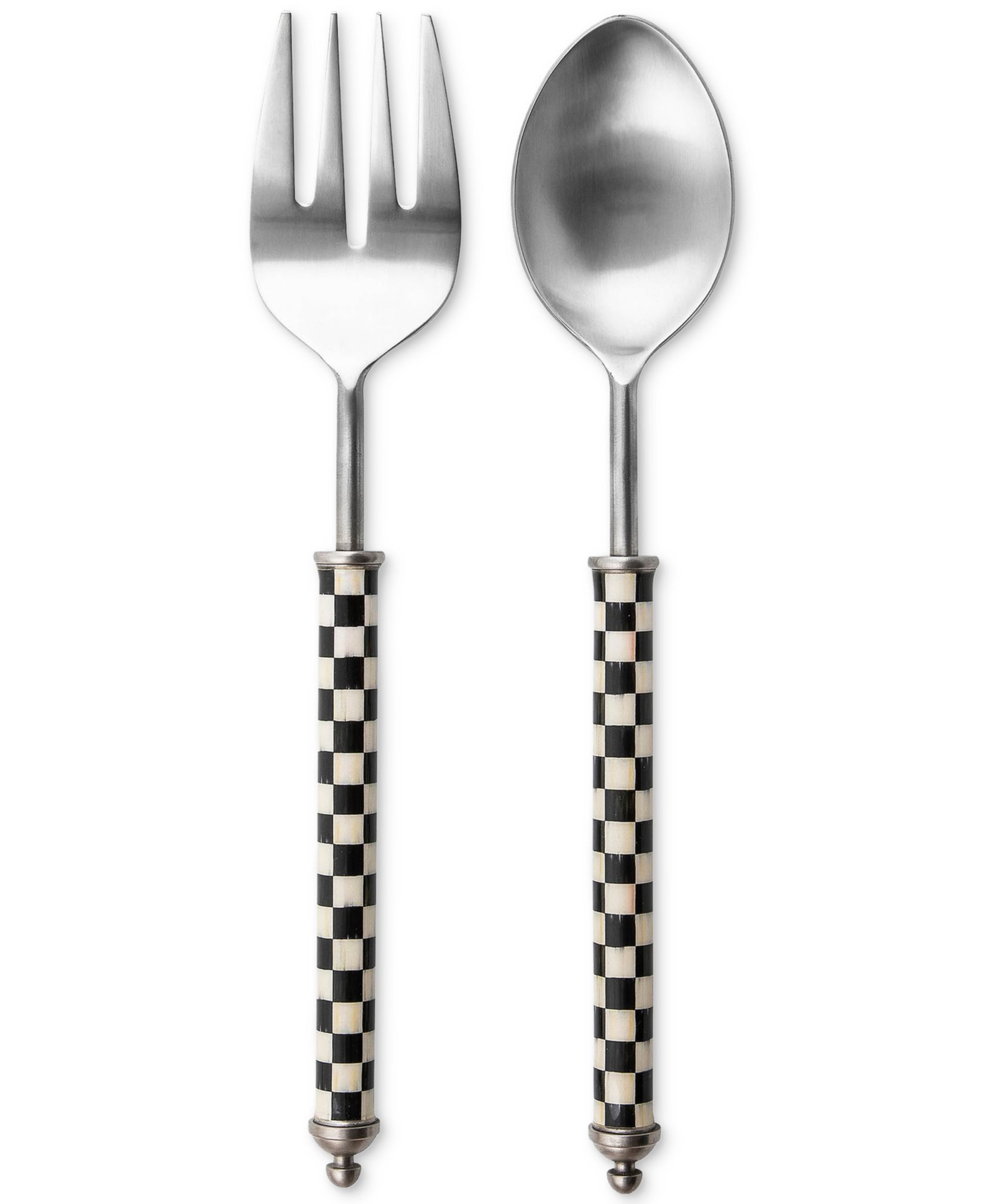MacKenzie-Childs набор для сервировки стола Courtly Check Supper Club Salad Serving Set