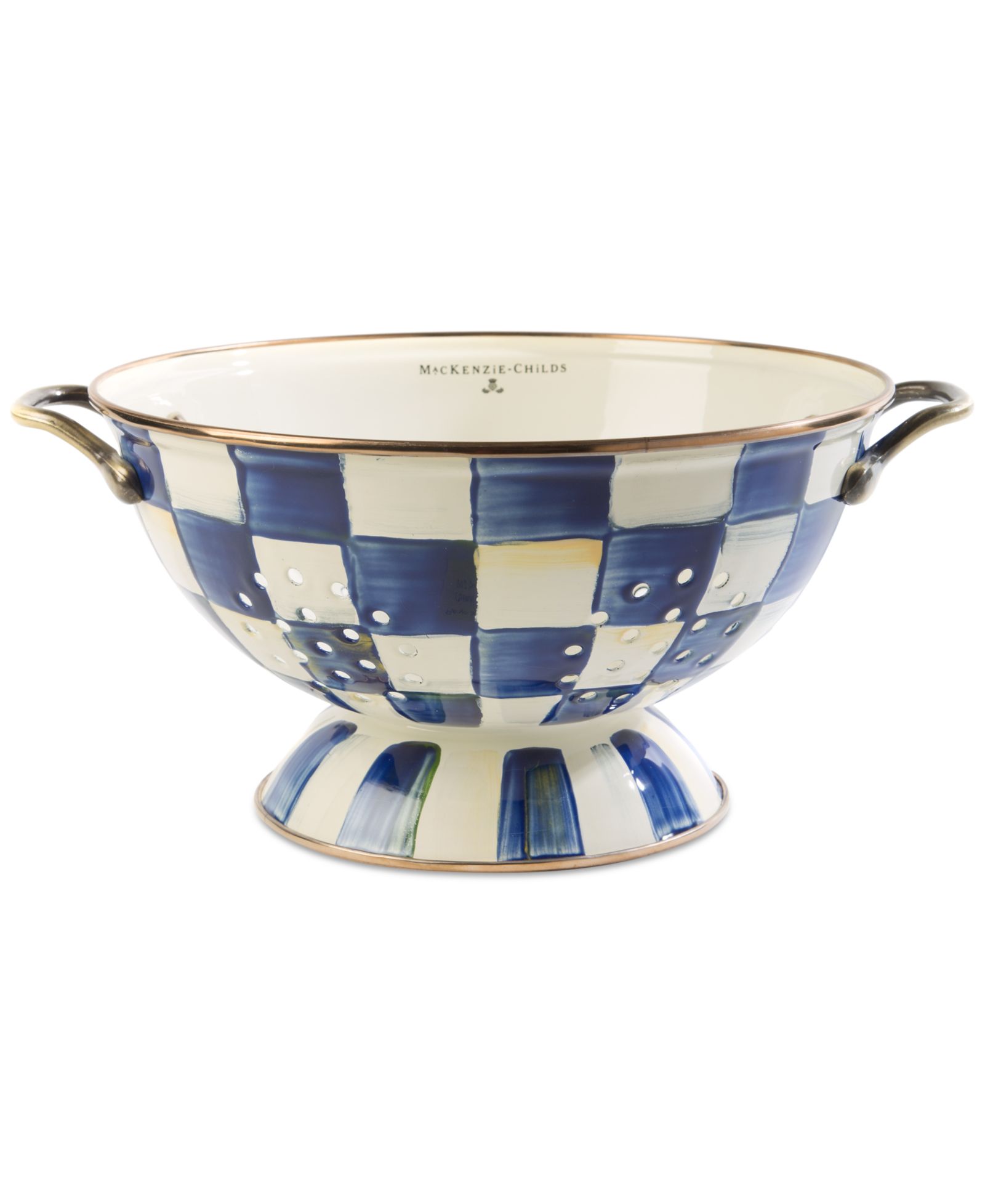 Mackenzie-Childs Royal Check Colander Большая