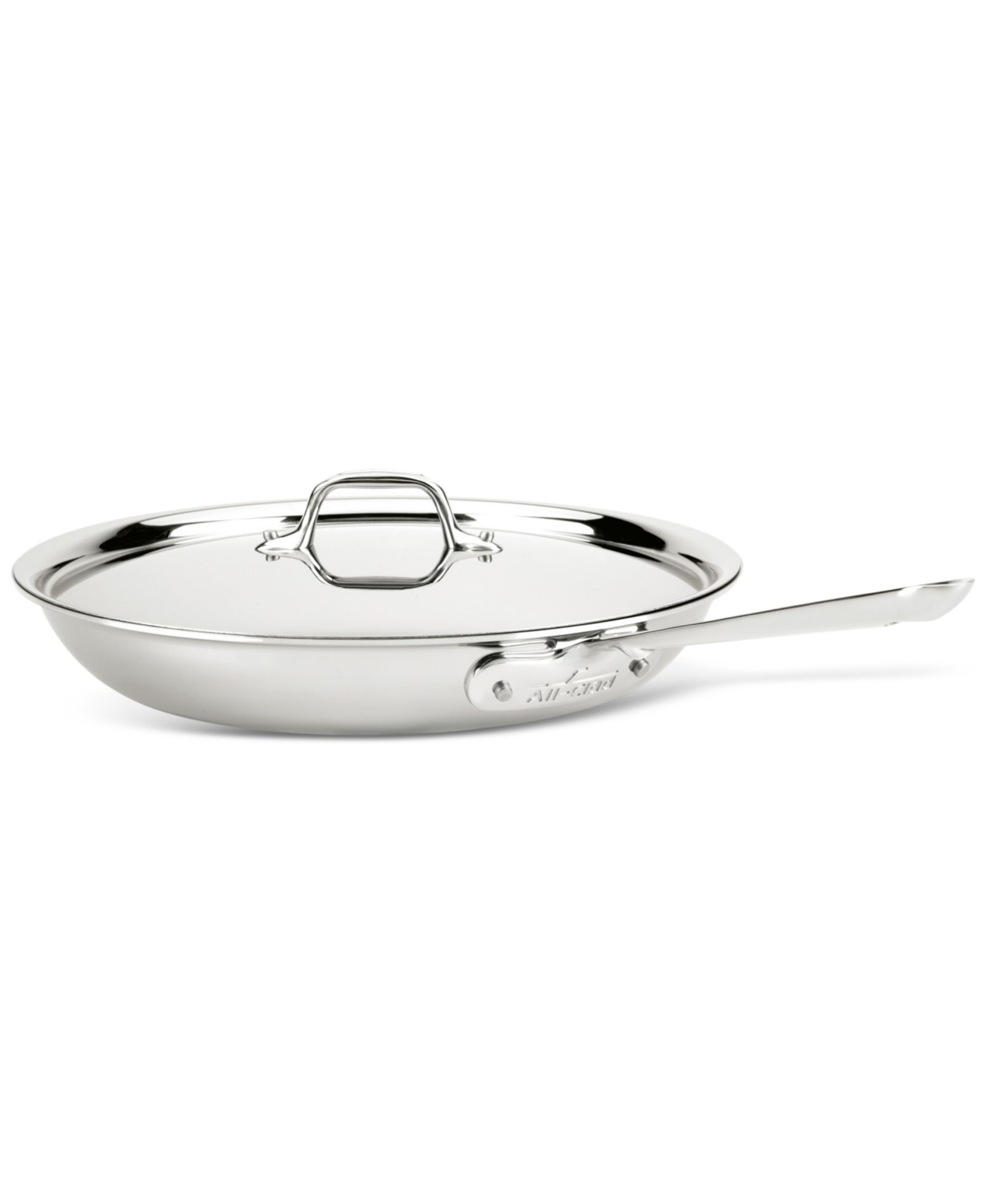 All-Clad Stainless Steel 12" Covered Fry Pan