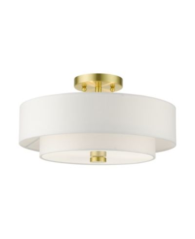 Meridian 3 Lights Semi Flush