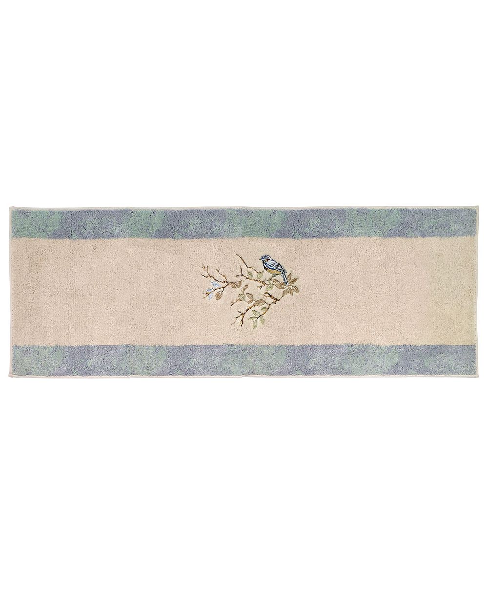 Avanti Love Nest коврик для ванной из хлопка с мотивом птицы, 24" x 60"