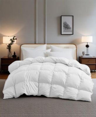 Unikome Medium Weight 360 Thread Count Extra Soft Down and Feather Fiber Comforter, King