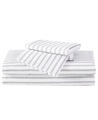 Pinstripe White/Grey