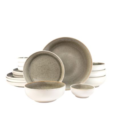 Sango Resona Moss Green 16 Pc. Dinnerware Set, Service for 4