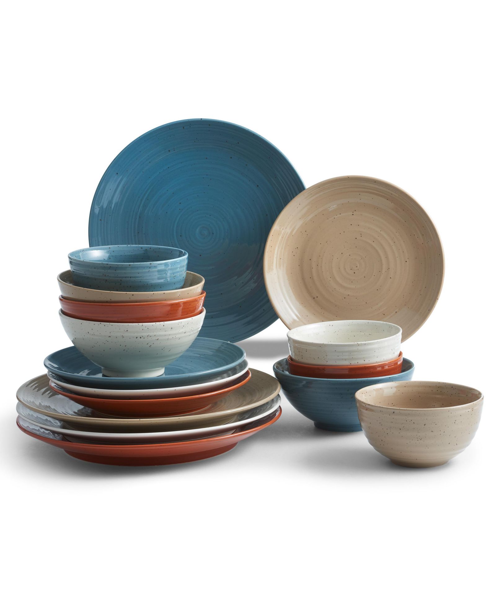 Sango Siterra Painters Palette 16 Pc. Dinnerware Set, Service for 4