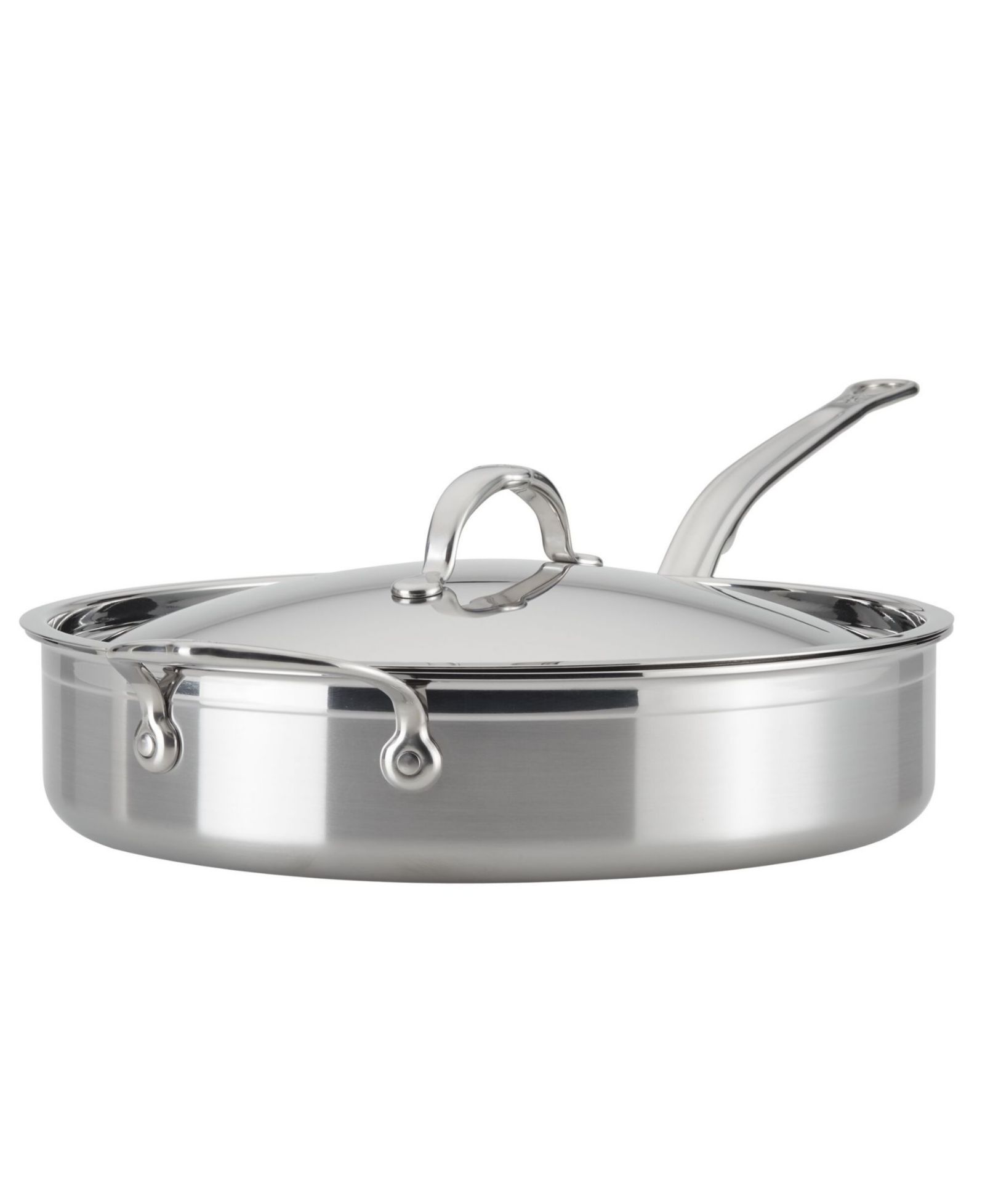 ProBond® Clad Stainless Steel 5-Quart Covered Saute with Helper Handle