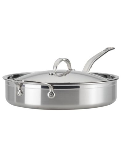 ProBond® Clad Stainless Steel 5-Quart Covered Saute with Helper Handle