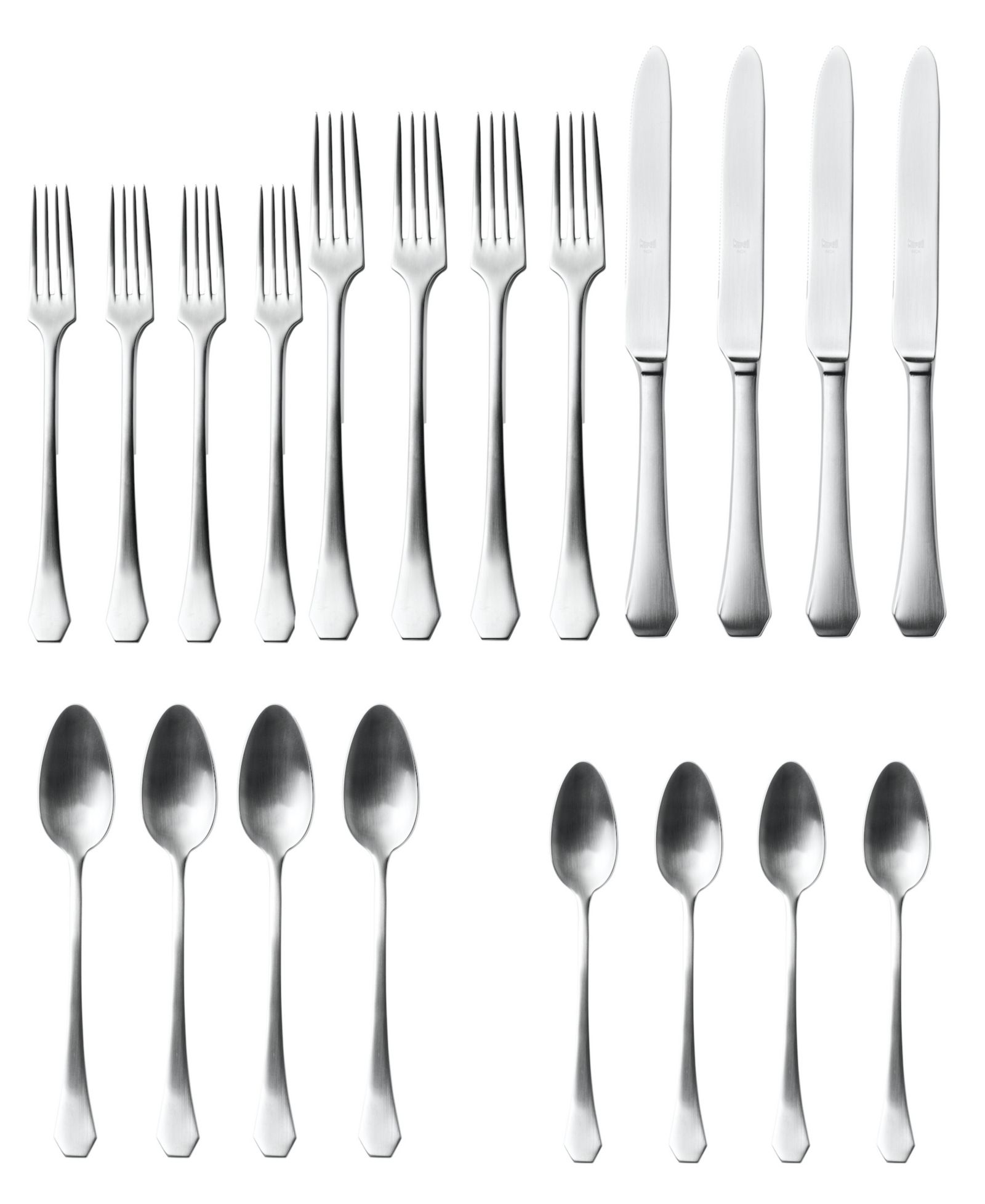 Набор столовых приборов Moretto Ice 20 Piece