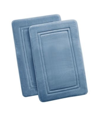 Truly Calm набор из 2 ковриков для ванной с эффектом памяти, Antimicrobial Memory Foam, 20" x 32"