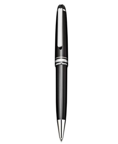 Шариковая ручка Montblanc Black Meisterstück Platinum Line Classique 2866