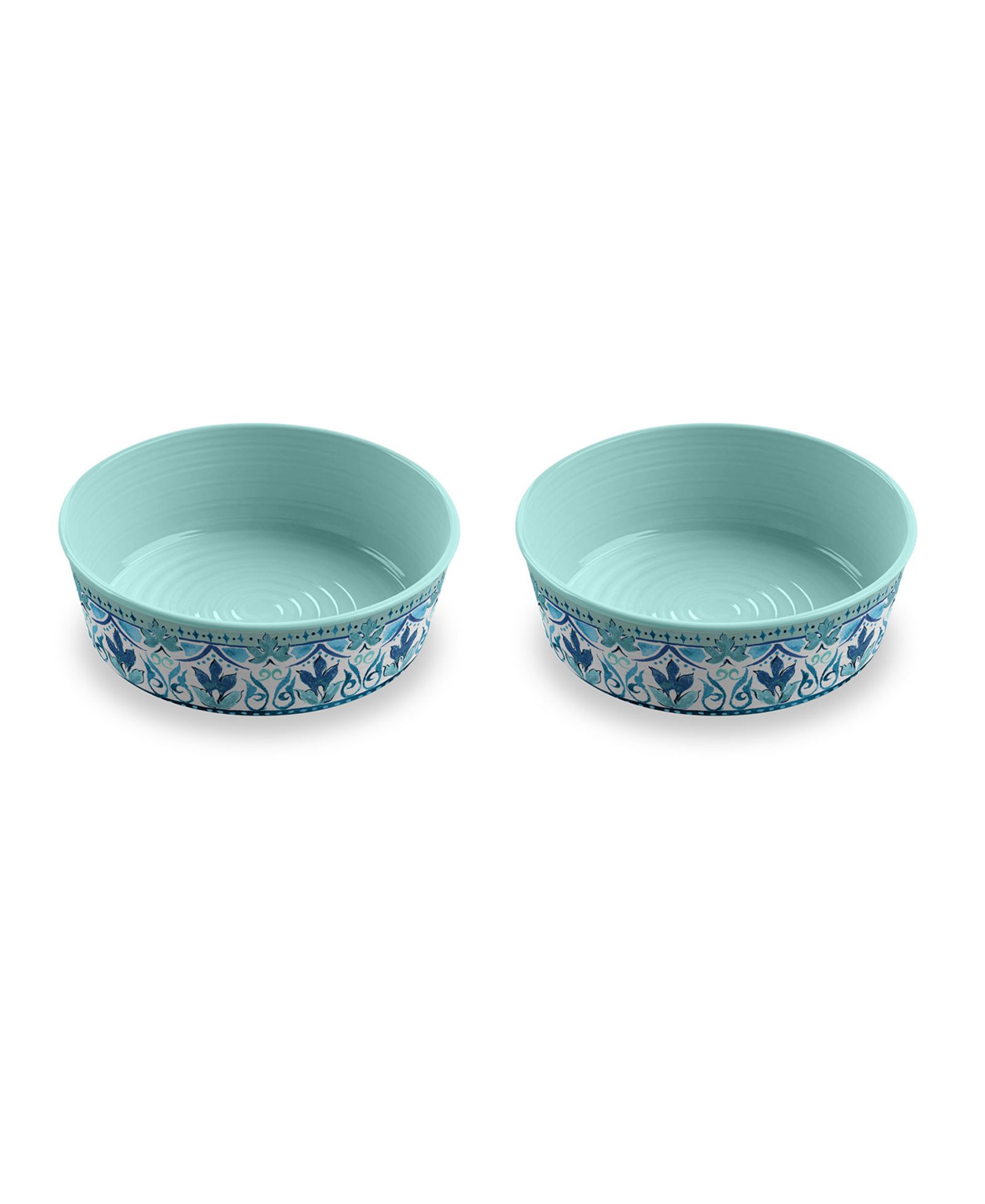 Набор из 2 мисок для животных Abode Homewares Gibraltar Singe Wall Melamine