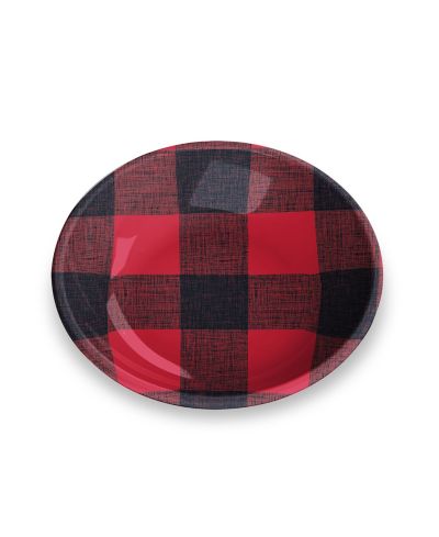 Меламиновые миски для домашних животных Abode Homewares в клетку, набор из 2 шт