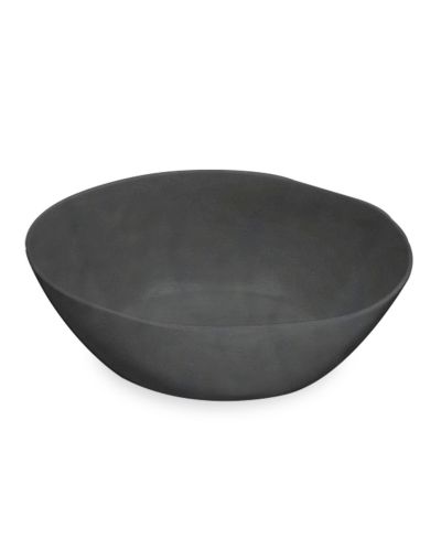 Abode Homewares Planta Matte Black Melamine Serve Bowl 142 oz.