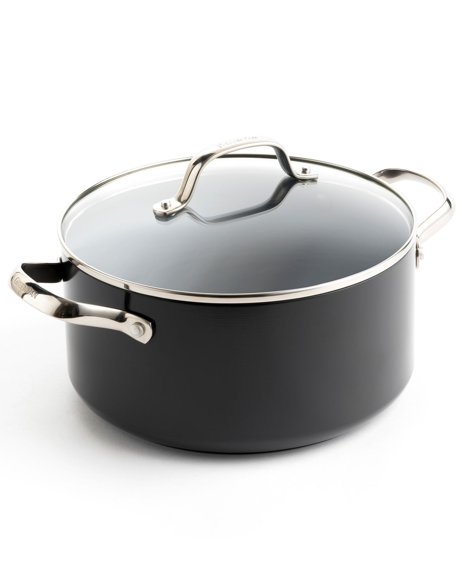 GreenPan Valencia Pro Healthy Ceramic Nonstick 5.5-Qt. Stockpot с крышкой керамическая кастрюля с антипригарным покрытием