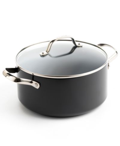 GreenPan Valencia Pro Healthy Ceramic Nonstick 5.5-Qt. Stockpot с крышкой керамическая кастрюля с антипригарным покрытием