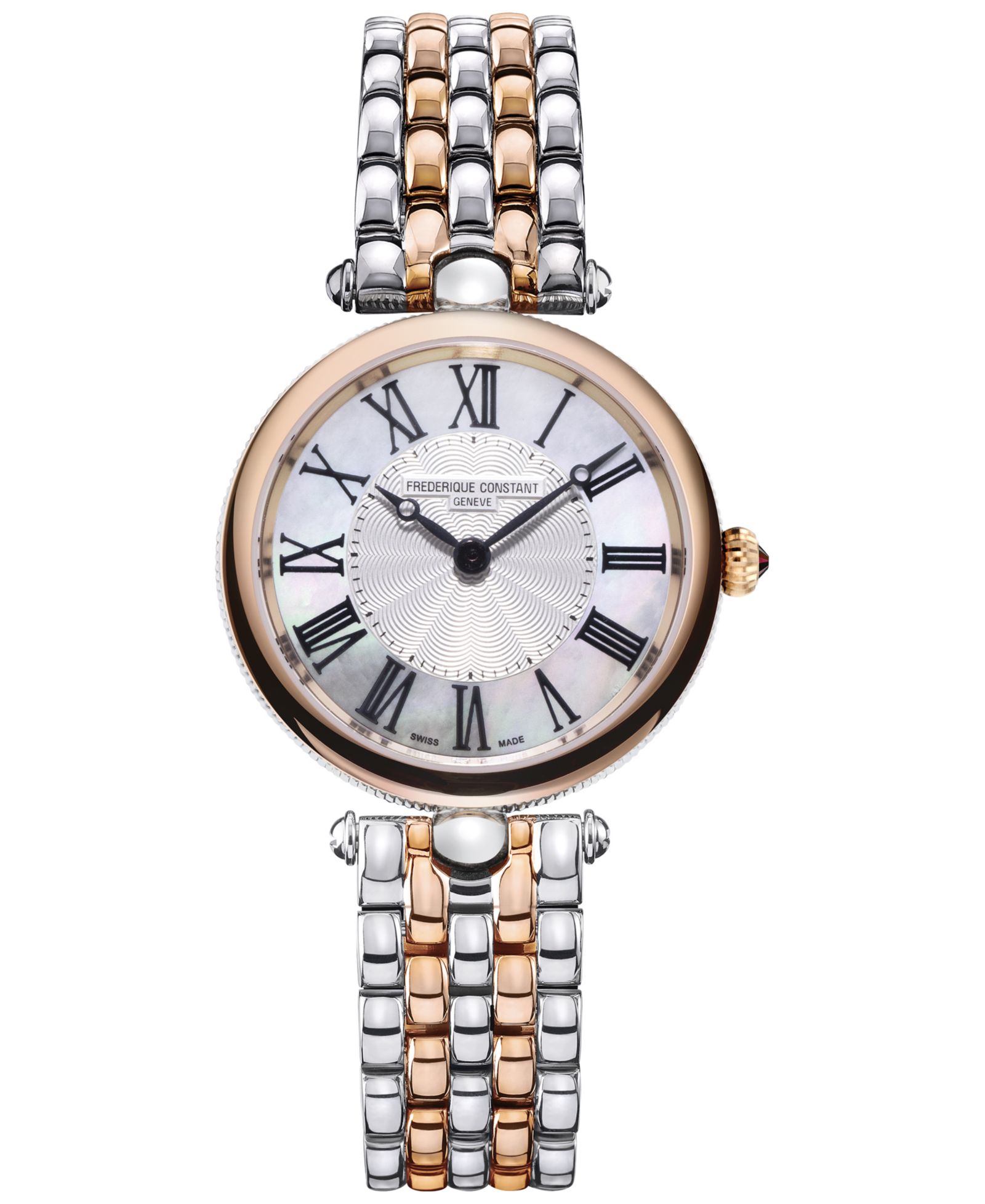 Frederique Constant Women's Swiss Art Deco Two-Tone Stainless Steel Bracelet Watch 30mm
