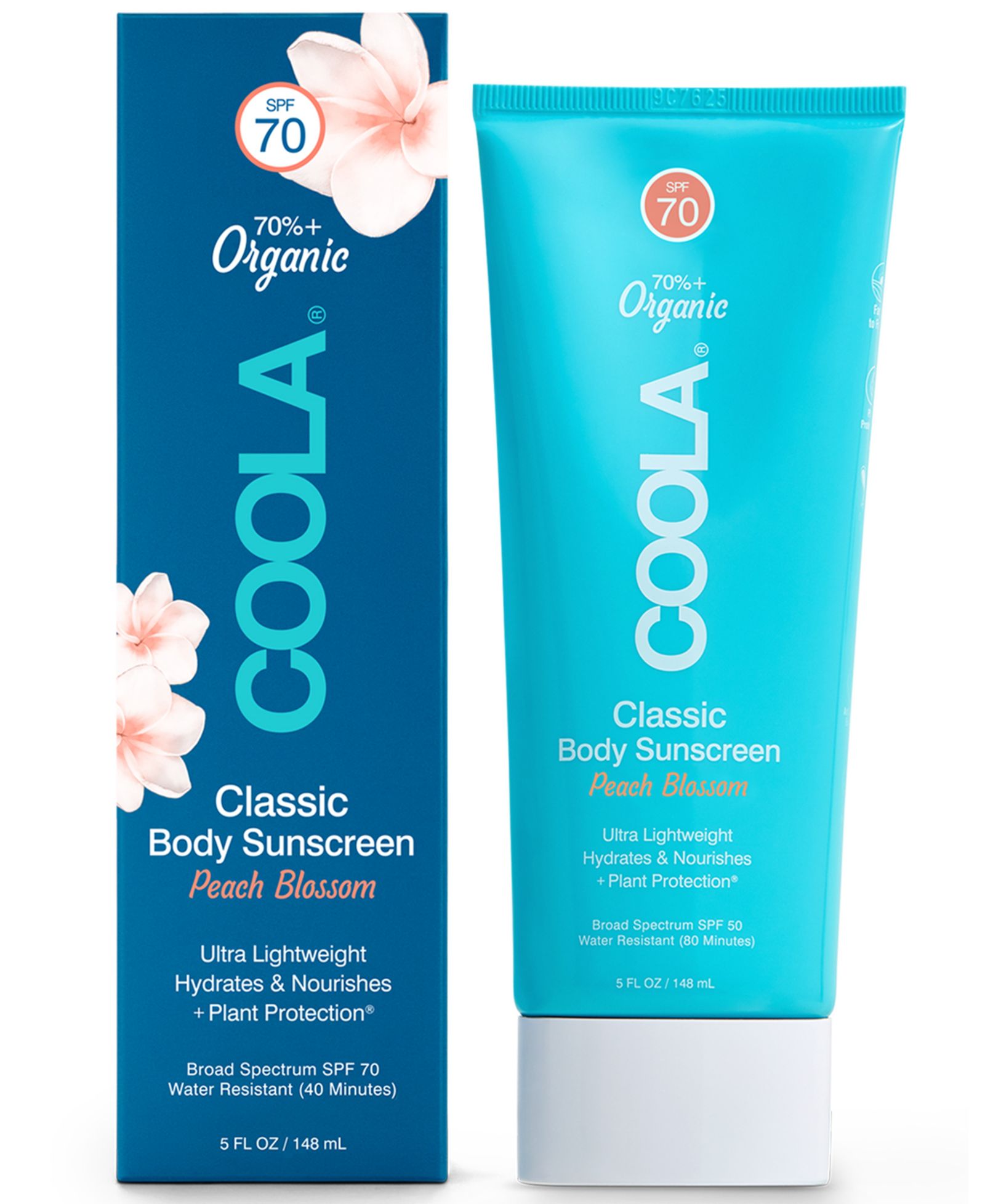Солнцезащитный лосьон Coola Classic Body SPF 70 - Peach Blossom, 5 oz.