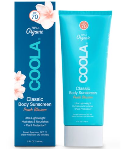 Солнцезащитный лосьон Coola Classic Body SPF 70 - Peach Blossom, 5 oz.