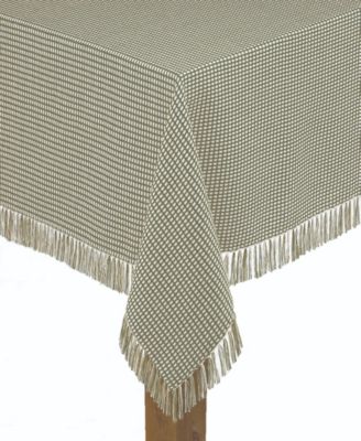 Lintex Homespun Sage 100% Cotton Tablecloth 52"X52"
