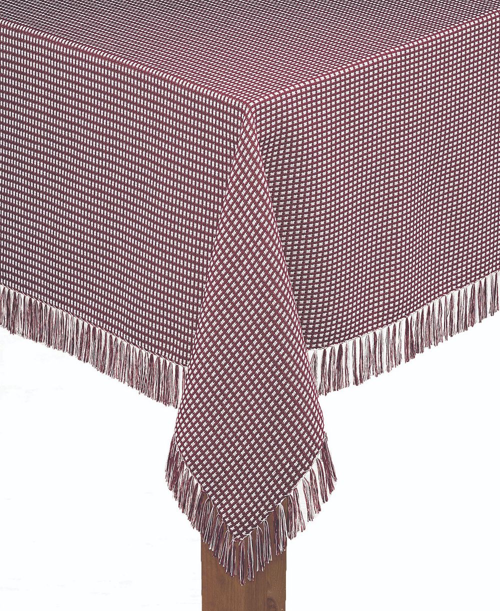 Скатерть Lintex Homespun Wine 100% Cotton, 52"X52"