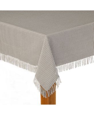 Lintex Homespun Grey 100% Cotton Tablecloth 60"X102"