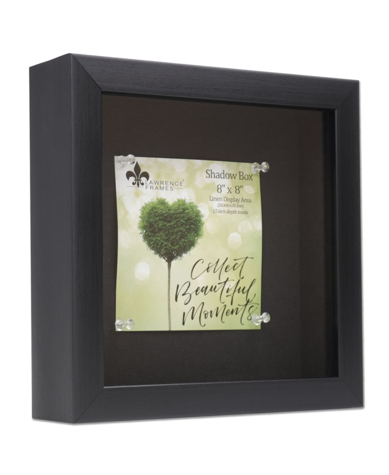 Рамка Shadow Box с льняной панелью, 8" x 8"