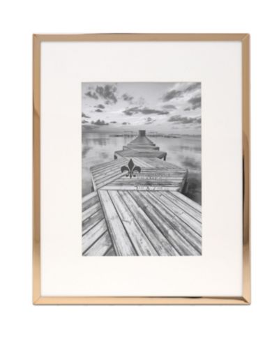 Металлическая фоторамка Elegant Metal Picture Frame с матом 5" x 7"