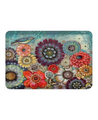 Laural Home кухонный коврик Blue Bird Boho