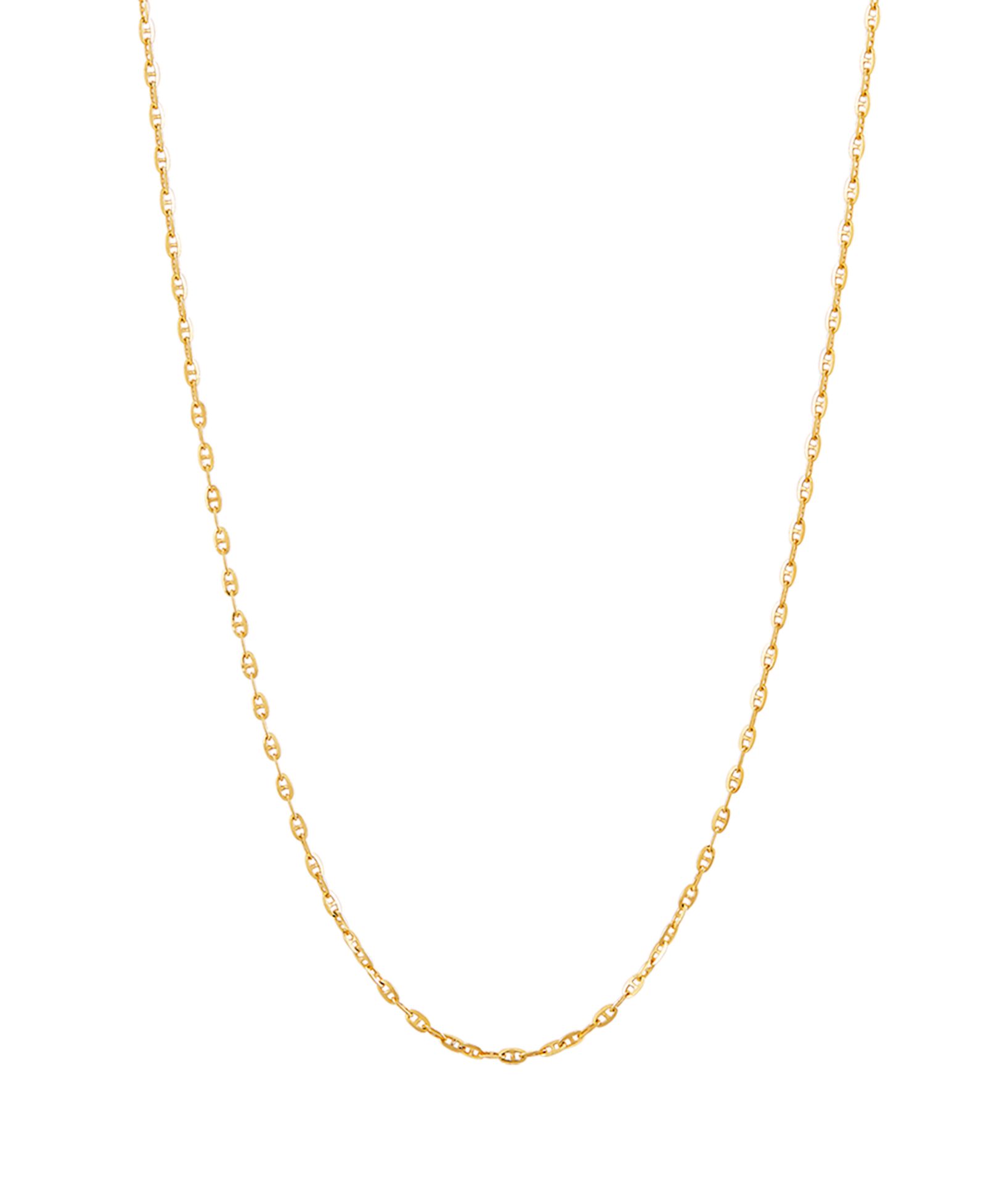 Polished 18" Mariner in 10K Yellow Gold