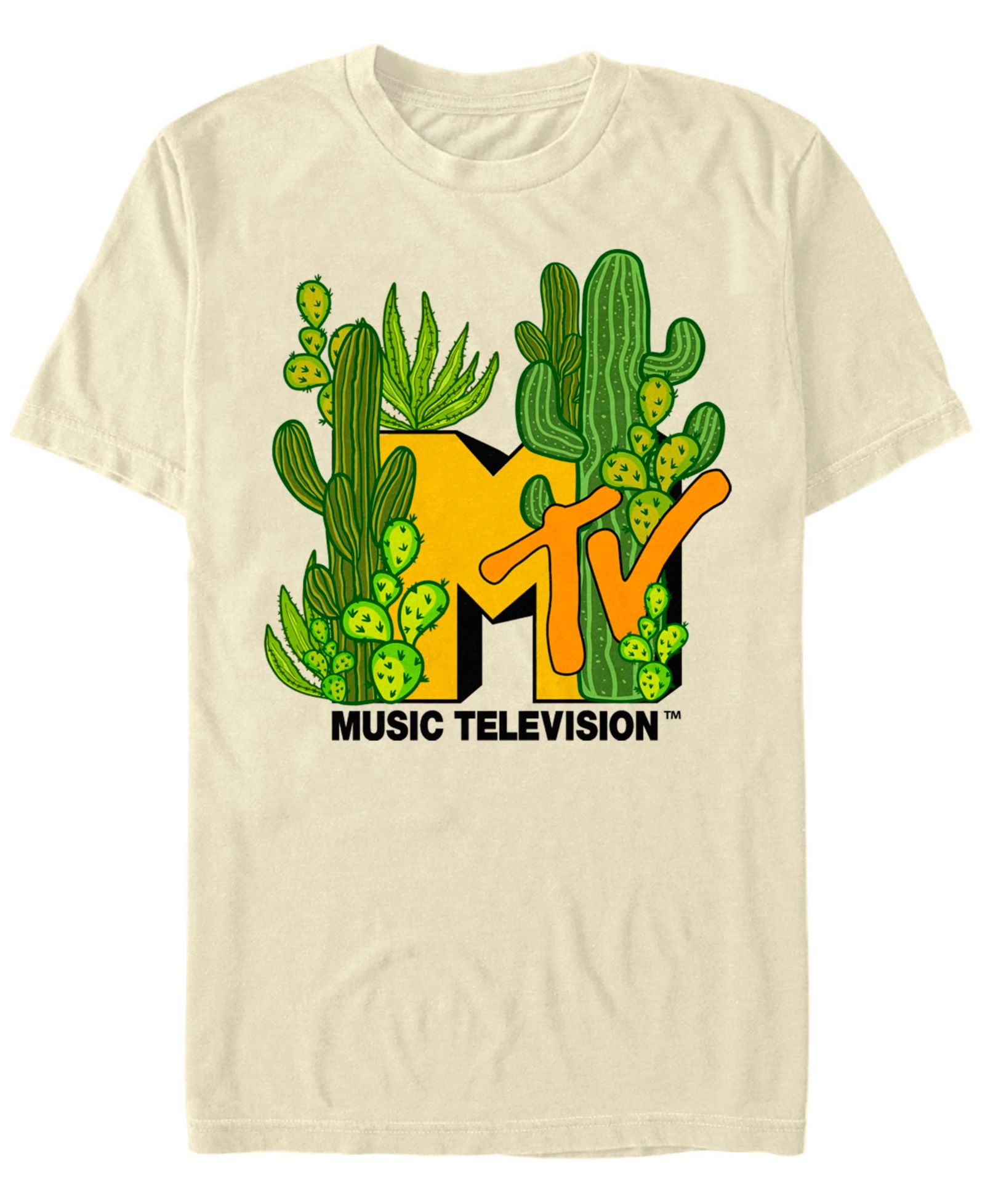 Мужская футболка с коротким рукавом «MTV» кактусы