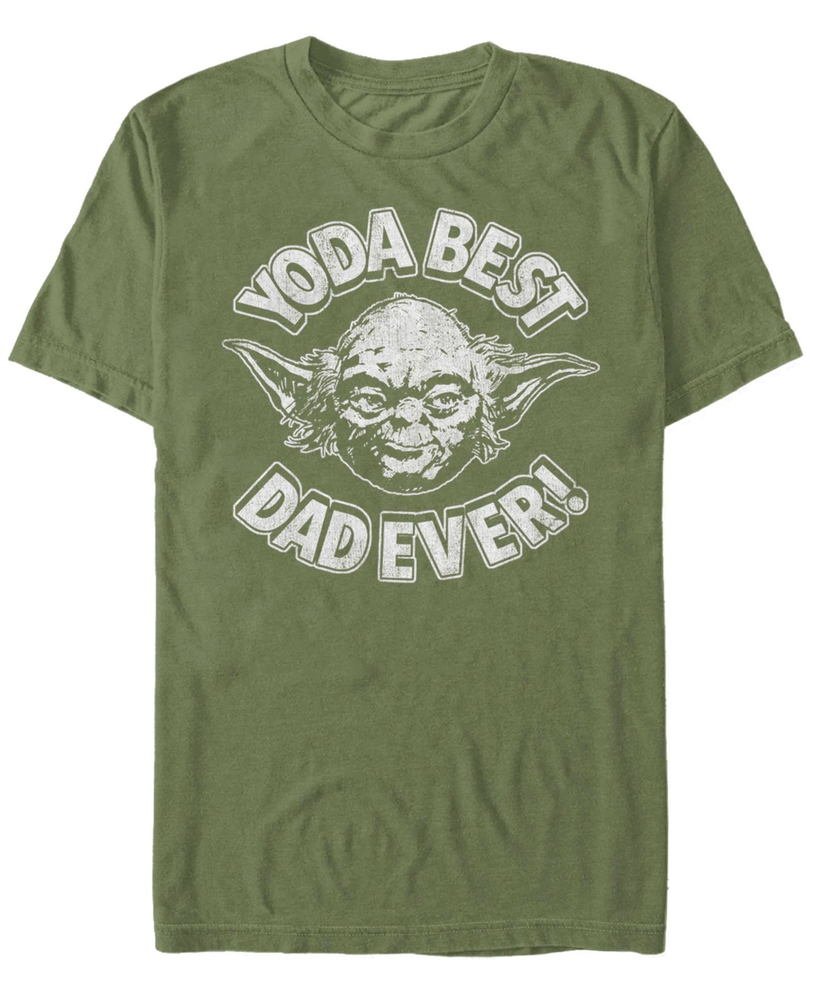 Men's Star Wars Yoda Best Dad Short Sleeve T-Shirt