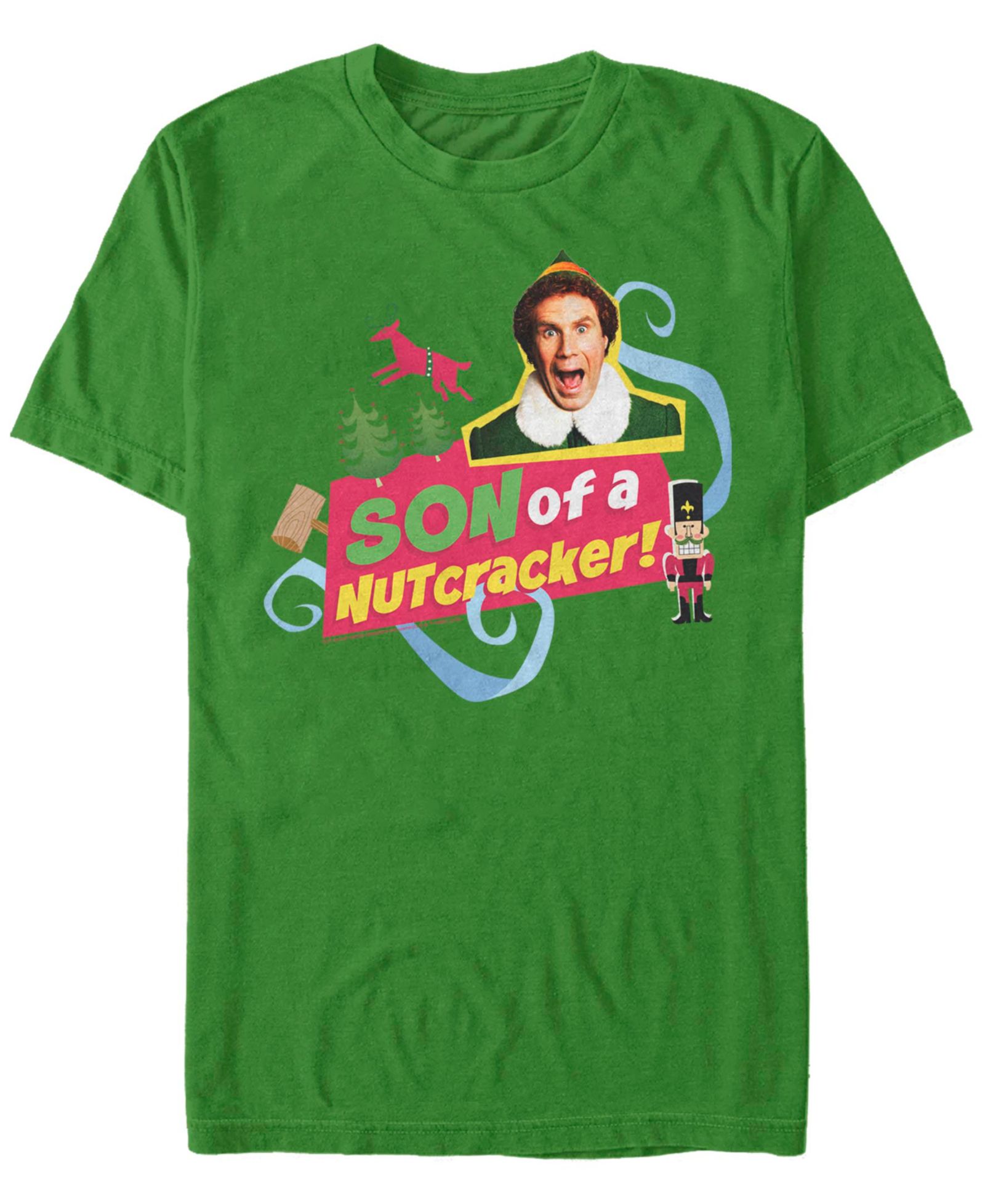 Мужская футболка Elf Son of a Nutcracker