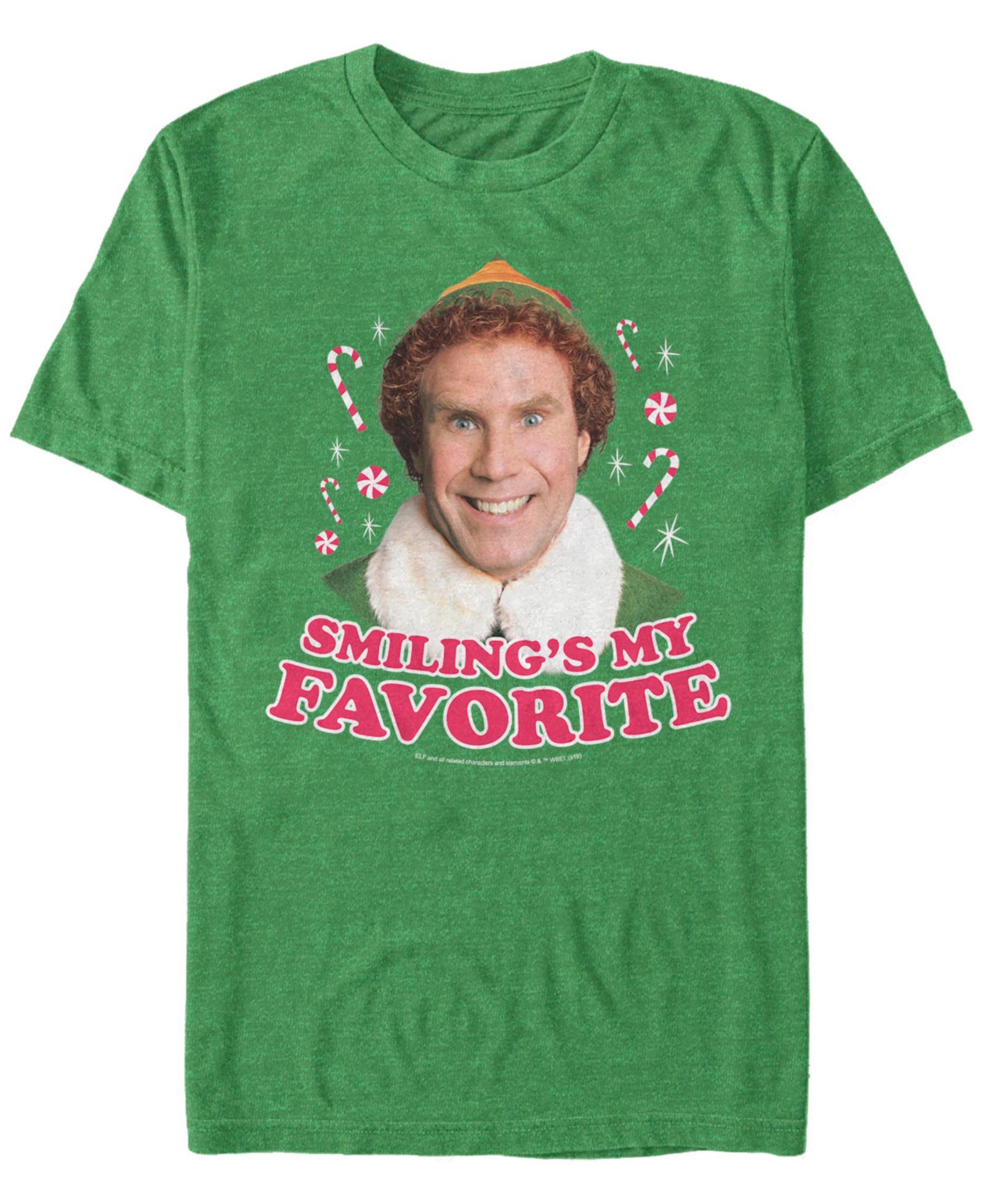 Men's Elf Buddy Smiles Short Sleeve T-shirt
